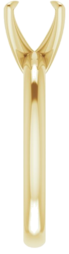 Sužadėtuvių Žiedas „Solitaire“ 585 Geltonojo Aukso Round 7.4mm (4)