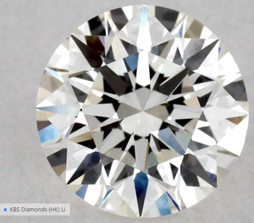 0.56 carat H-VS1 Excellent cut Natūralus Round Deimantas (1)