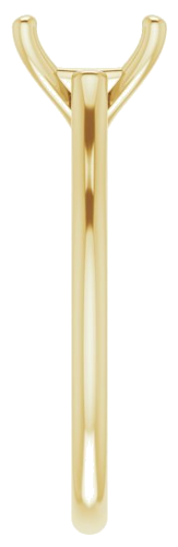 Sužadėtuvių Žiedas „Solitaire“ 585 Geltonojo Aukso Round 8.8mm (4)