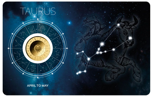 1/1000 oz Jautis (Zodiac Series) 3000 frankų Čadas auksinė moneta (1)