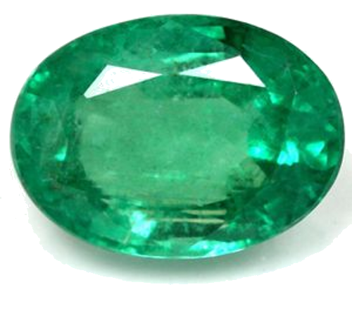 3.02 carat GREEN Oval Smaragdas (1)