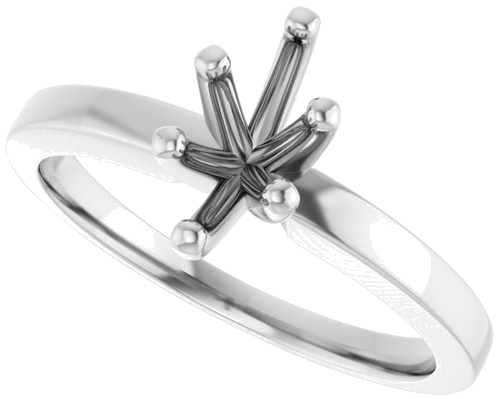 Sužadėtuvių Žiedas „Solitaire“ 585 Baltojo Aukso Marquise 8mm x 4mm (5)