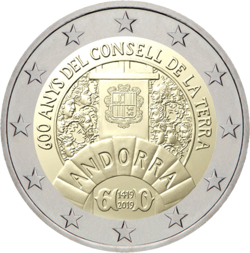 2019 Andorra Earth Council 2 euro Coin (3)