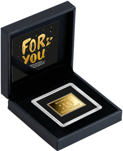1/1000 oz Happy 30 Birthday 3000 Francs Chad Gold Coin (3)