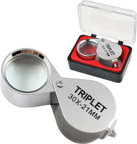 Jewelry loupe Triplet (30/20/10x) (3)