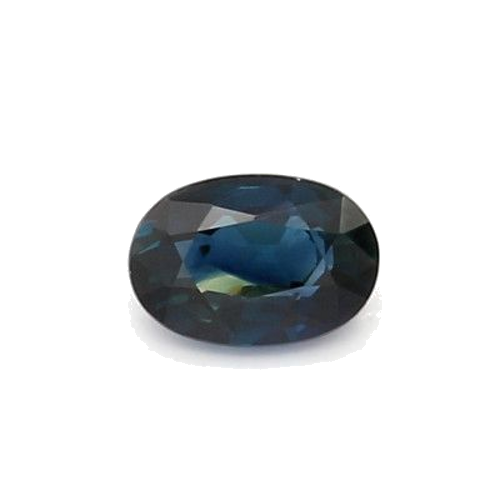 0.59 carat BLUE BRILLIANTSTEP cut Oval Safyras (1)