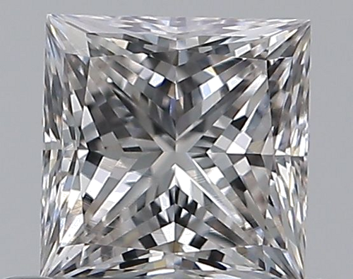0.5 carat Faint Pinkish Brown-VS2 Natūralus Princess Deimantas (1)