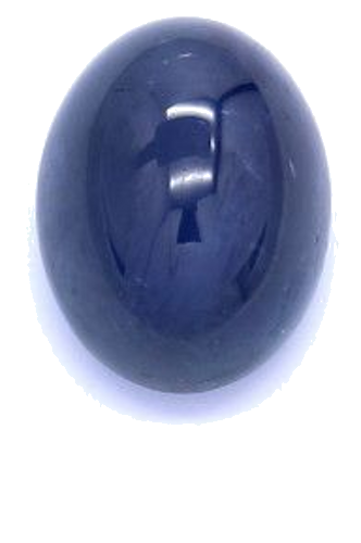 3.33 carat BLUE CABOCHON cut Oval Safyras (1)