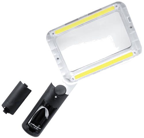 Magnifying Glass with Adjustable Lighting and Dual Magnification Lenses (2)