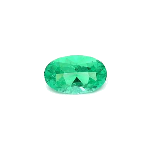 1.06 carat GREEN MODIFIEDBRILLIANT cut Oval Smaragdas (1)