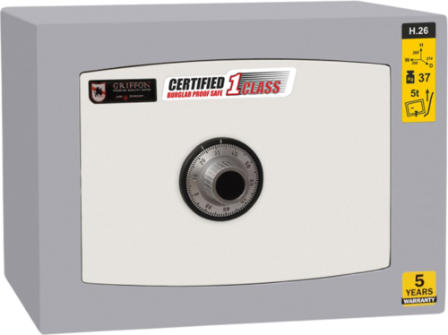 Сейф Griffon H.26.C, устойчив на взлом, клас I за сигурност (37 кг) (1)