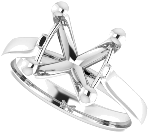 Sužadėtuvių Žiedas „Solitaire“ 585 Baltojo Aukso Oval 11mm x 9mm (5)