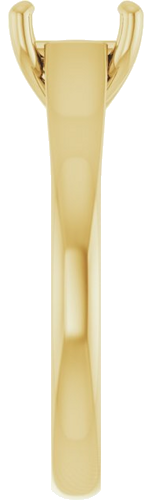 Sužadėtuvių Žiedas „Solitaire“ 585 Geltonojo Aukso Square 5.5mm (4)