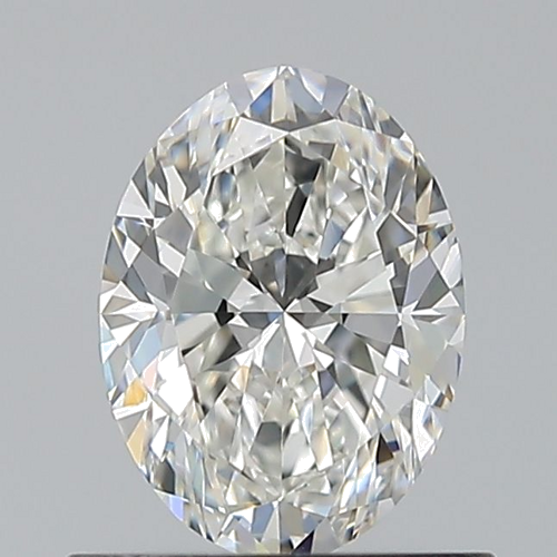 0.7 carat H-VS1 Natūralus Oval Deimantas (1)