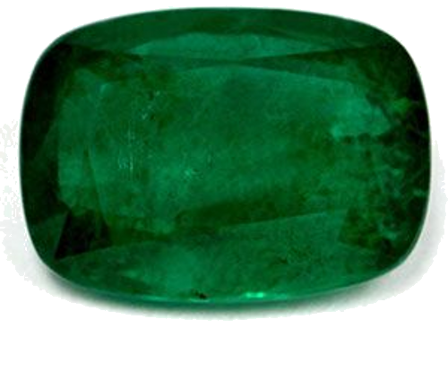 6.1 carat GREEN Cushion Smaragdas (1)
