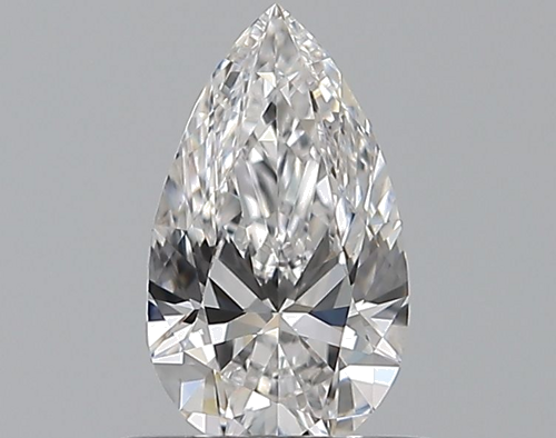 0.5 carat D-VVS1 Natūralus Pear Deimantas (1)