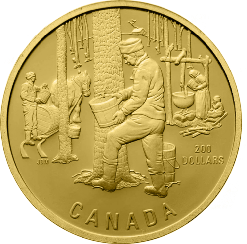 1995 Canada 200 dollars Gold Coin (1)