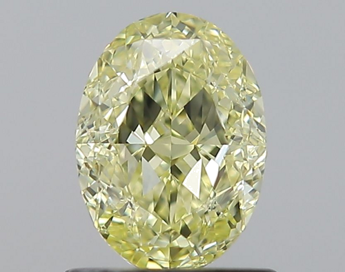 1.07 carat Fancy  Yellow-VVS2 Natūralus Oval Deimantas (1)