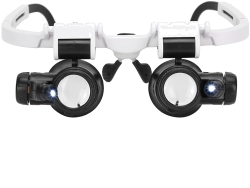 Бинокулярни увеличителни очила с LED осветление 8x 15x 23x (1)