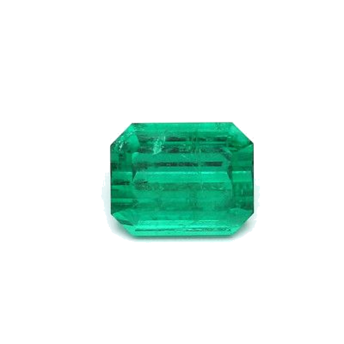 2.82 carat GREEN STEP cut Octagonal Smaragdas (1)