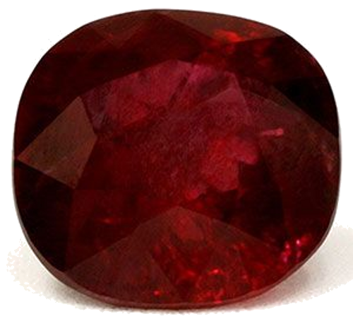 2.12 carat RED Cushion Rubinas (1)