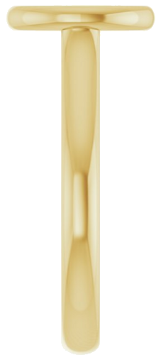 Sužadėtuvių Žiedas „Bezel-Set Solitaire“ 750 Geltonojo Aukso Oval 8mm x 6mm (4)