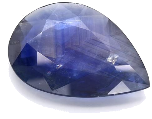 18.02 carat BLUE BRILLIANTSTEP cut Pear Safyras (1)
