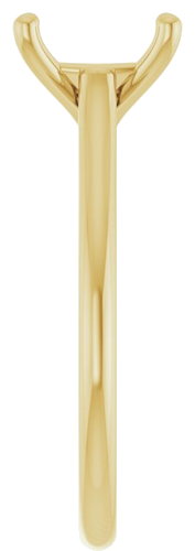 Sužadėtuvių Žiedas „Solitaire“ 585 Geltonojo Aukso Oval 10mm x 8mm (4)