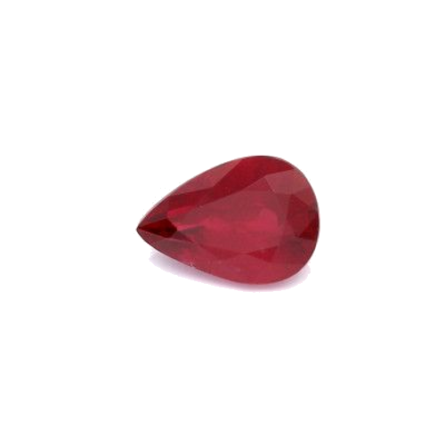 1.95 carat RED BRILLIANTSTEP cut Pear Rubinas (1)