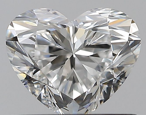 0.71 carat F-VS1 Natūralus Heart Deimantas (1)