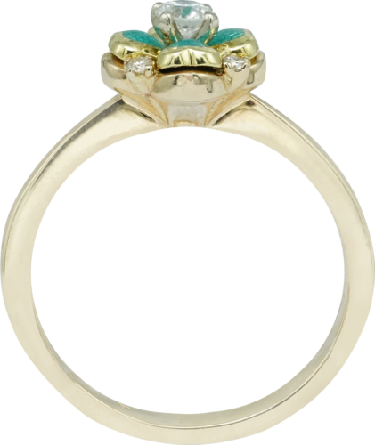 Ring with four-leaf clover ROYAL CLOVER (3)