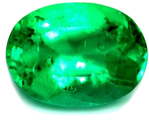 2.05 carat GREEN Oval Smaragdas (1)