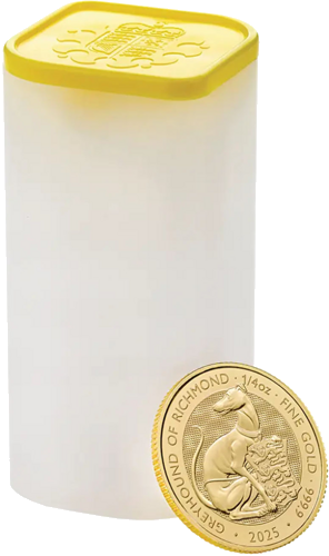 1/4 oz Ričmondas kurts 2025 Karalienes zvēri zelta monēta (3)