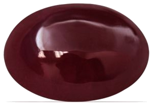 18.56 carat RED CABOCHON cut Oval Rubinas (1)