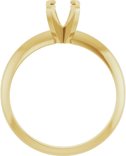 Sužadėtuvių Žiedas „Solitaire“ 585 Geltonojo Aukso Oval 6.5mm x 4.5mm (2)