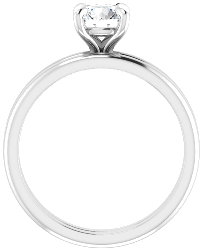 Sužadėtuvių Žiedas „Solitaire“ 950 Platinos Round 6mm (7)