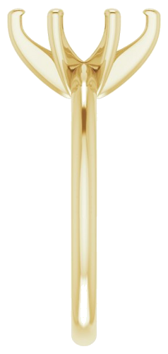 14K Yellow  10x5 mm Marquise Solitaire Engagement Ring Mounting (4)