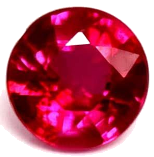 0.6 carat RED Round Rubinas (1)