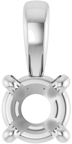 Pakabukas „Solitaire“ 417 Baltojo Aukso Round 3.5mm (1)