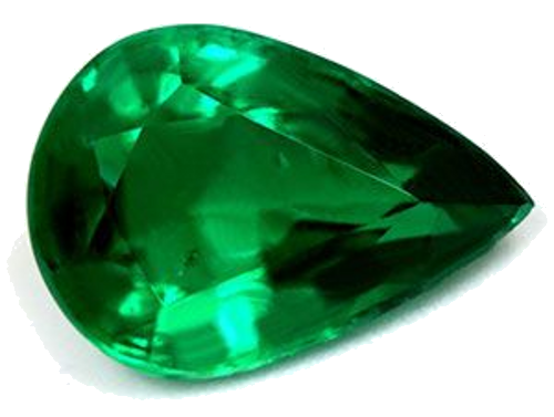 1.97 carat GREEN Pear Smaragdas (1)