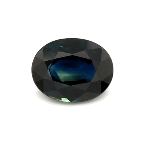 2.25 carat BLUE BRILLIANTSTEP cut Oval Safyras (1)