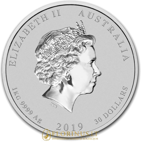 1 kg Year of the Pig 2019 (Lunar II) Australia silver coin (3)