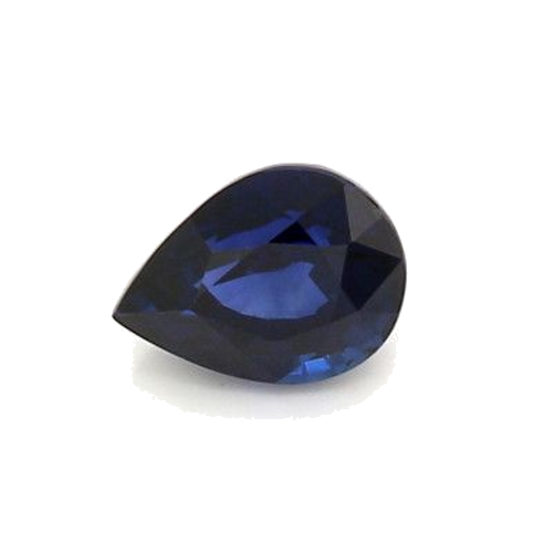 1.01 carat BLUE MODIFIEDBRILLIANTSTEP cut Pear Safyras (1)