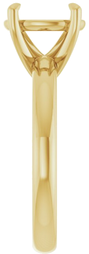 Sužadėtuvių Žiedas „Solitaire“ 585 Geltonojo Aukso Oval 10mm x 8mm (4)