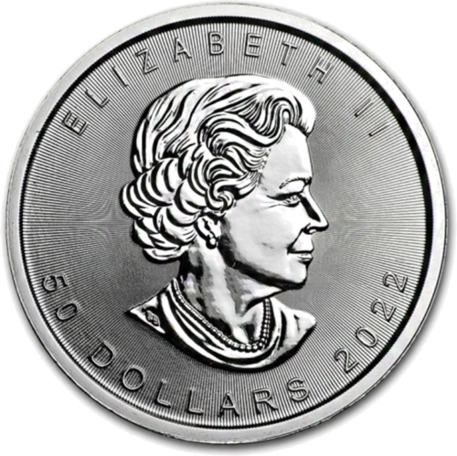 1 oz Klevo lapas 2022 Kanada Platininė moneta (2)