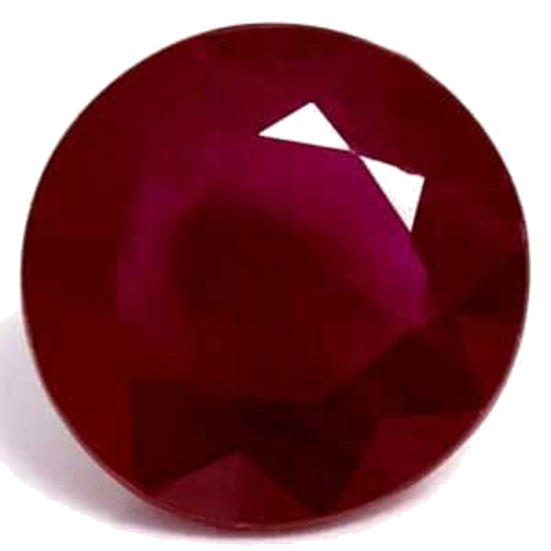 1.13 carat RED Round Rubinas (1)