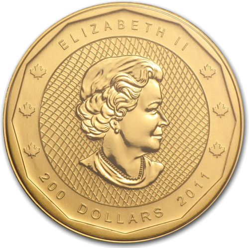 1 oz MOUNTAIN Maple 2011 KANĀDA 99999 ZELTA MONĒTA (4)