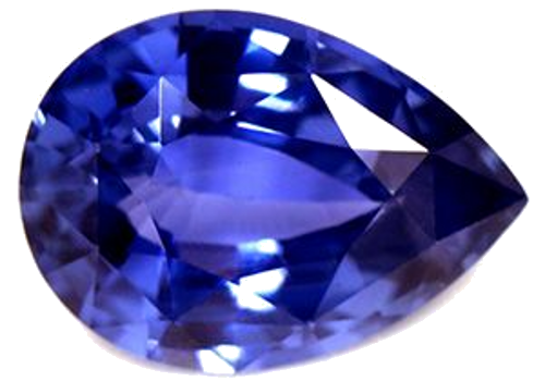 1.61 carat BLUE Pear Safyras (1)