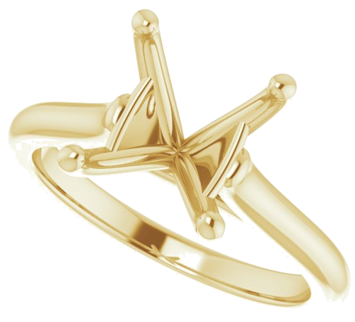 Sužadėtuvių Žiedas „Solitaire“ 585 Geltonojo Aukso Oval 11mm x 9mm (5)