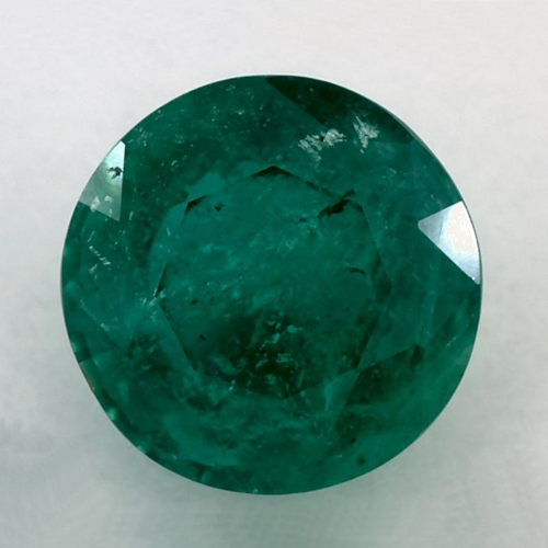 1.68 carat GREEN Round Smaragdas (1)